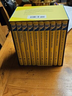 Nancy Drew Yellow Boxed Hardback Book Set – Classic Mystery Collection